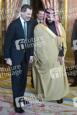 Empfang für Mohammed bin Salman in Madrid