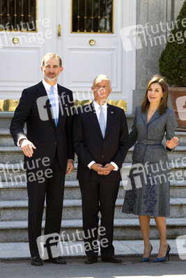 Das spanische Königspaar empfängt Marcelo Rebelo de Sousa in Madrid