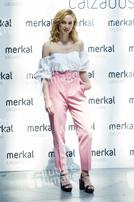 Marta Hazas präsentiert die Merkal Schuhkollektion in Madrid