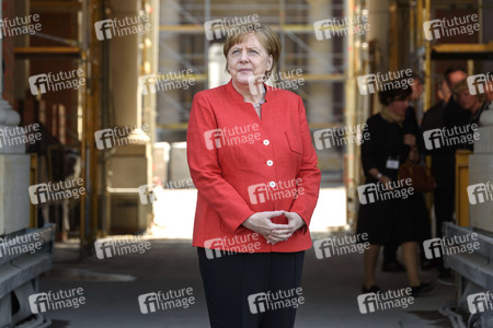 Angela Merkel emfpängt Emmanuel Macron in Berlin