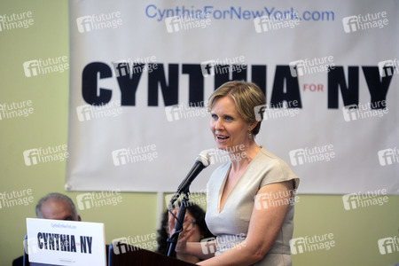 Wahlkampfveranstaltung von Cynthia Nixon in New York