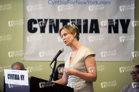 Wahlkampfveranstaltung von Cynthia Nixon in New York