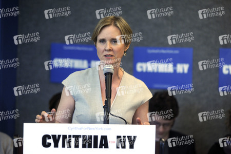 Wahlkampfveranstaltung von Cynthia Nixon in New York