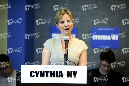 Wahlkampfveranstaltung von Cynthia Nixon in New York
