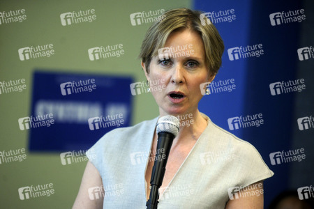 Wahlkampfveranstaltung von Cynthia Nixon in New York
