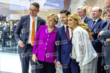 Eröffnungsrundgang der Kanzlerin auf der Hannover Messe 2018