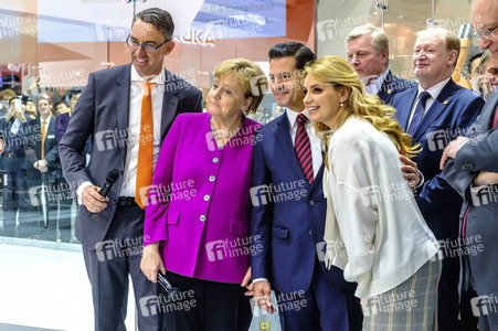 Eröffnungsrundgang der Kanzlerin auf der Hannover Messe 2018