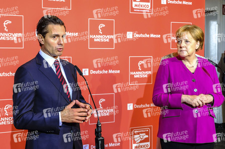 Eröffnungsrundgang der Kanzlerin auf der Hannover Messe 2018