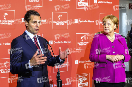 Eröffnungsrundgang der Kanzlerin auf der Hannover Messe 2018