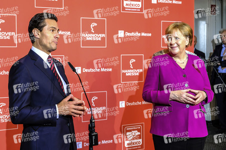 Eröffnungsrundgang der Kanzlerin auf der Hannover Messe 2018