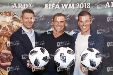 ZDF und ARD-Fußball-WM-Pressekonferenz in Hamburg