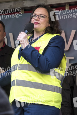 Amazon Mitarbeiter Demonstration in Berlin