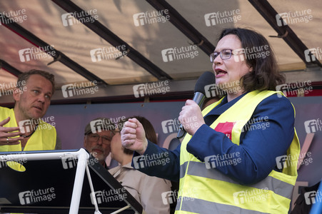Amazon Mitarbeiter Demonstration in Berlin