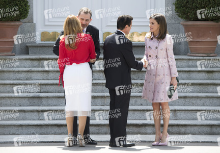 Das spanische Königspaar empfängt Enrique Pena Nieto in Madrid