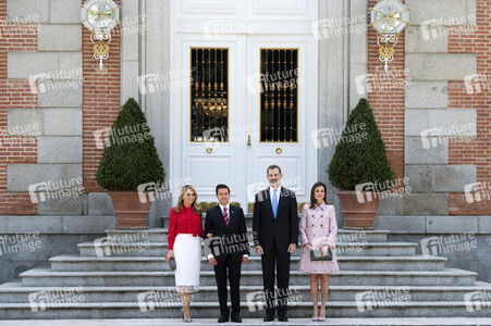 Das spanische Königspaar empfängt Enrique Pena Nieto in Madrid