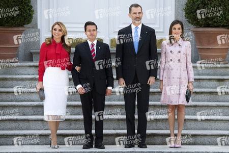 Das spanische Königspaar empfängt Enrique Pena Nieto in Madrid