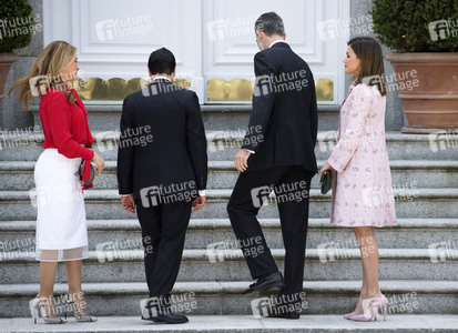 Das spanische Königspaar empfängt Enrique Pena Nieto in Madrid