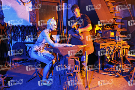 GEEK ART: Menschmaschine / Man-Machine Bodypainting