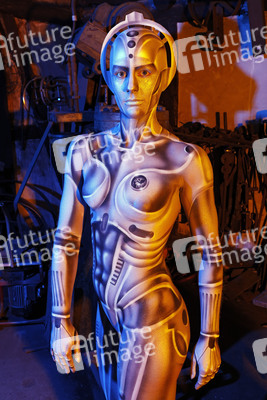 GEEK ART: Menschmaschine / Man-Machine Bodypainting