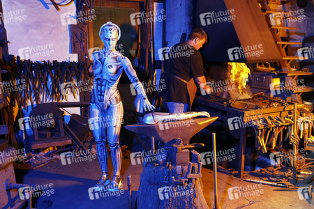 GEEK ART: Menschmaschine / Man-Machine Bodypainting