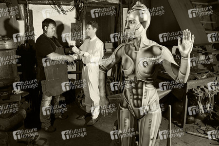 GEEK ART: Menschmaschine / Man-Machine Bodypainting