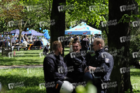 Protest gegen AfD Sommerfest in Berlin