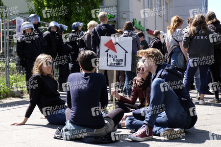 Protest gegen AfD Sommerfest in Berlin