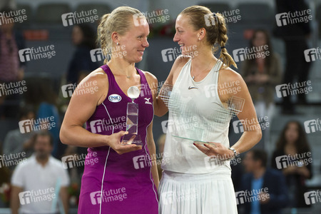 Tenns-Finale Petra Kvitova vs Kiki Bertens in Madrid