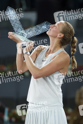 Tenns-Finale Petra Kvitova vs Kiki Bertens in Madrid