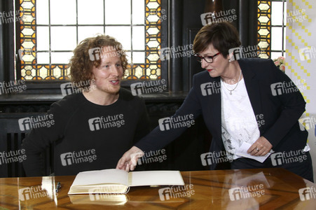 Empfang von Michael Schulte in Buxtehude