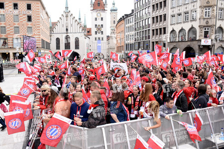 Meisterfeier 2018 des FC Bayern München