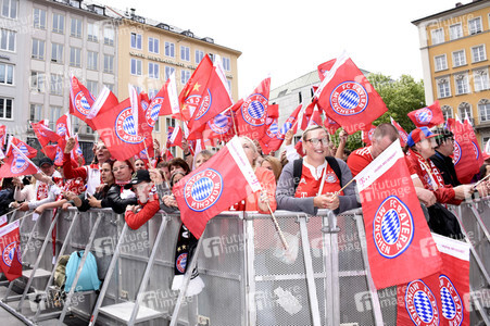 Meisterfeier 2018 des FC Bayern München