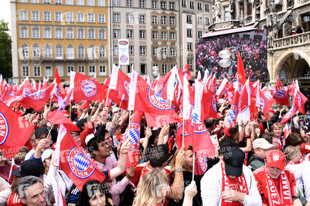 Meisterfeier 2018 des FC Bayern München