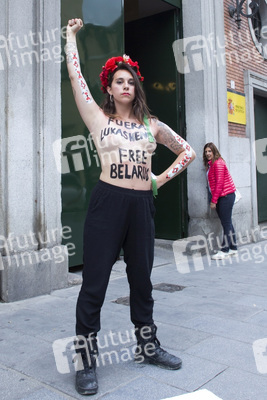 Femen-Protest für die Freiheit von Weißrussland
