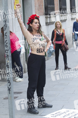Femen-Protest für die Freiheit von Weißrussland