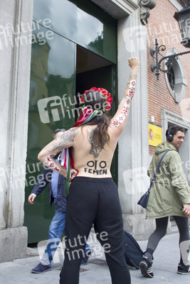 Femen-Protest für die Freiheit von Weißrussland