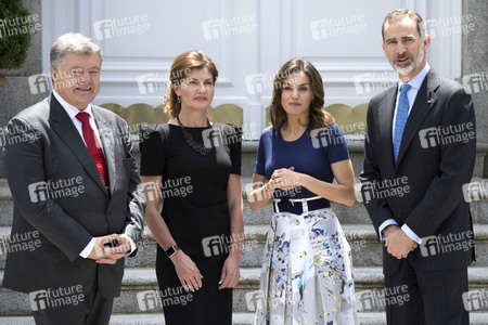 Präsident Poroschenko zu Gast bei den spanischen Royals in Madrid