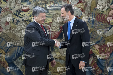 Empfang für Petro Poroschenkoin Madrid