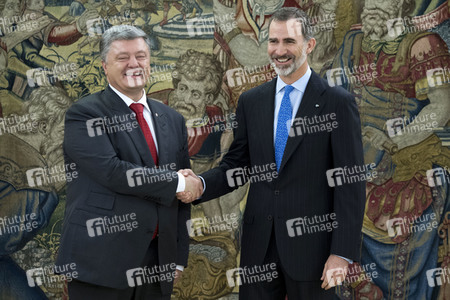 Empfang für Petro Poroschenkoin Madrid