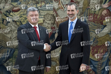 Empfang für Petro Poroschenkoin Madrid