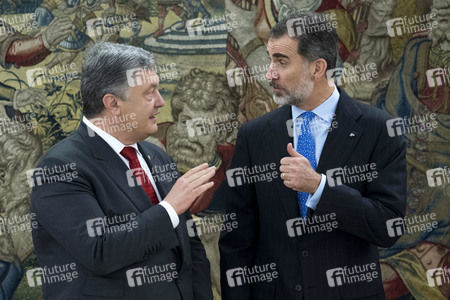 Empfang für Petro Poroschenkoin Madrid
