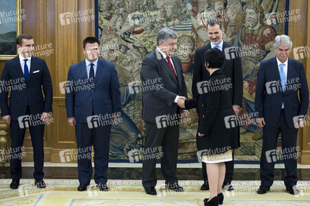 Empfang für Petro Poroschenkoin Madrid