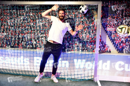 Einweihung des Fußball-WM Bereichs bei Madame Tussauds Berlin