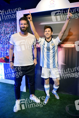Einweihung des Fußball-WM Bereichs bei Madame Tussauds Berlin