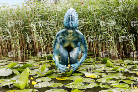 GEEK ART: See-Kreatur / Sea Creature Bodypainting