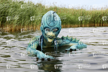 GEEK ART: See-Kreatur / Sea Creature Bodypainting