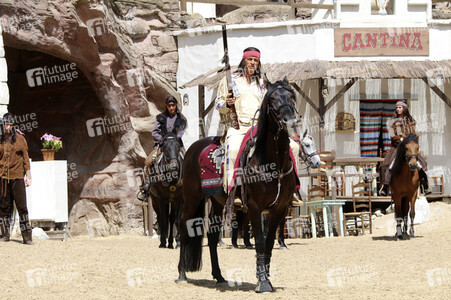 Pressetermin 'Winnetou und das Geheimnis der Felsenburg' in Bad Segeberg