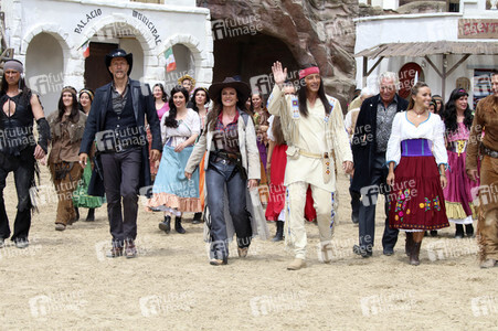 Pressetermin 'Winnetou und das Geheimnis der Felsenburg' in Bad Segeberg
