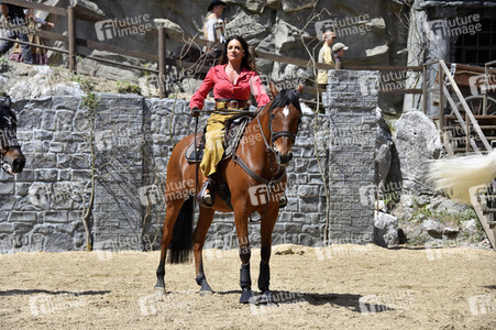 Pressetermin 'Winnetou und das Geheimnis der Felsenburg' in Bad Segeberg
