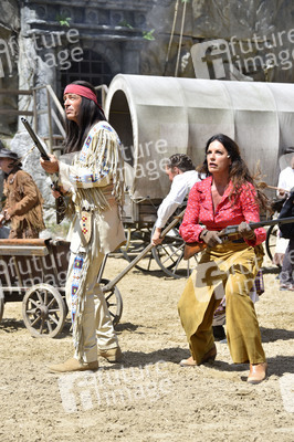 Pressetermin 'Winnetou und das Geheimnis der Felsenburg' in Bad Segeberg